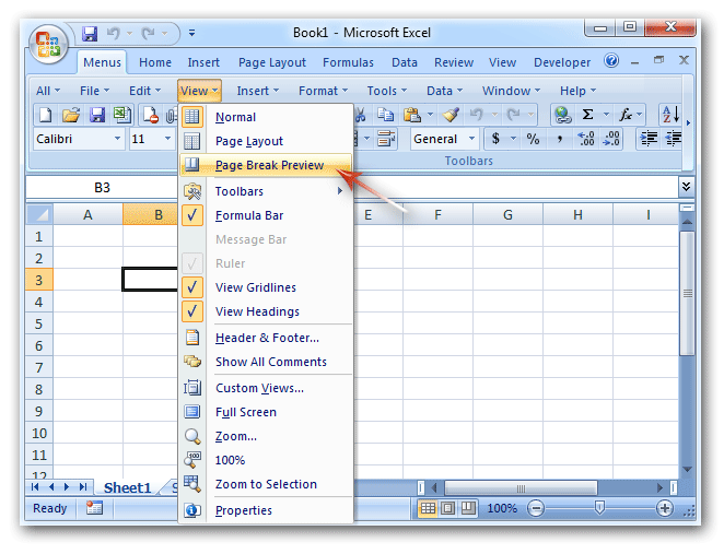 How To Change Page Breaks In Excel